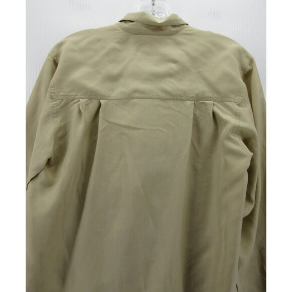 James Meade Top Large Silk Shirt Button Down Lagenlook Cottage 34 - Picture 7 of 10